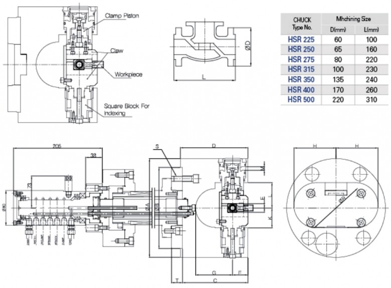 自动分度卡盘图纸