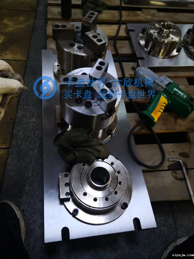 加工中心一拖六气动卡盘夹持方案