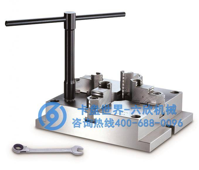 千岛方型四爪手动卡盘